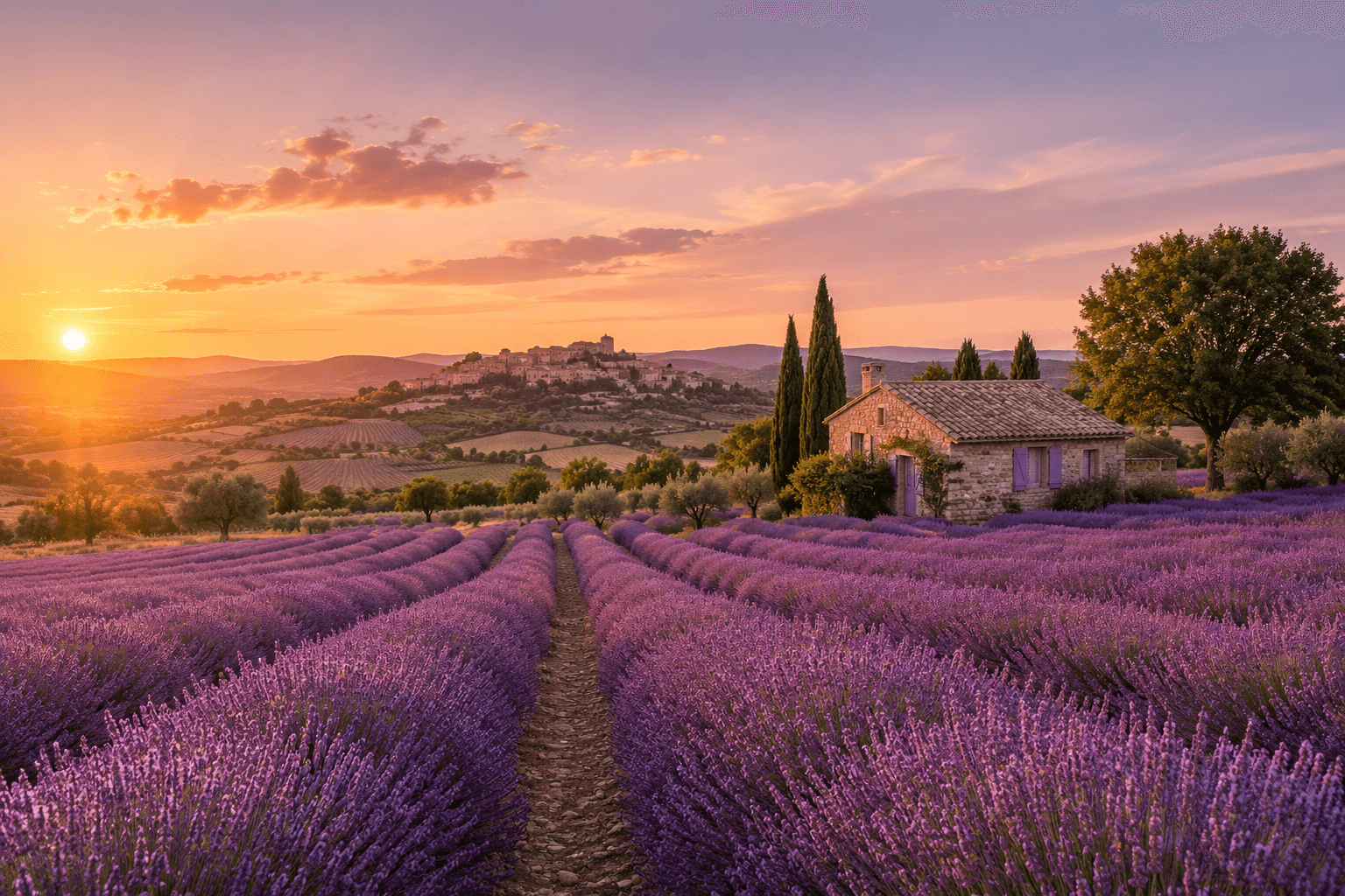 Paysage de Provence — Agence Web Provence